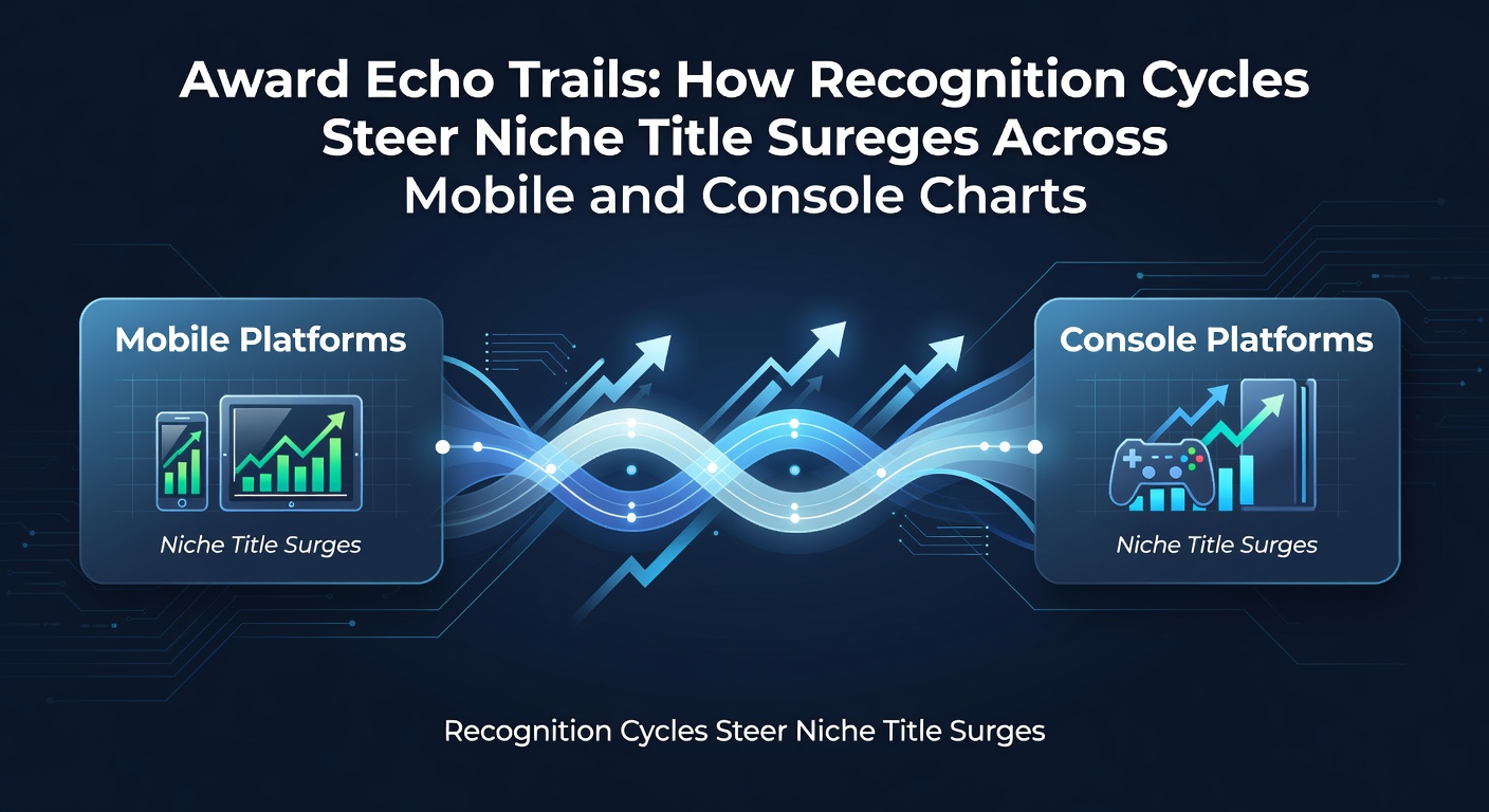 Console and mobile chart data illustrating niche title movements after award recognition periods