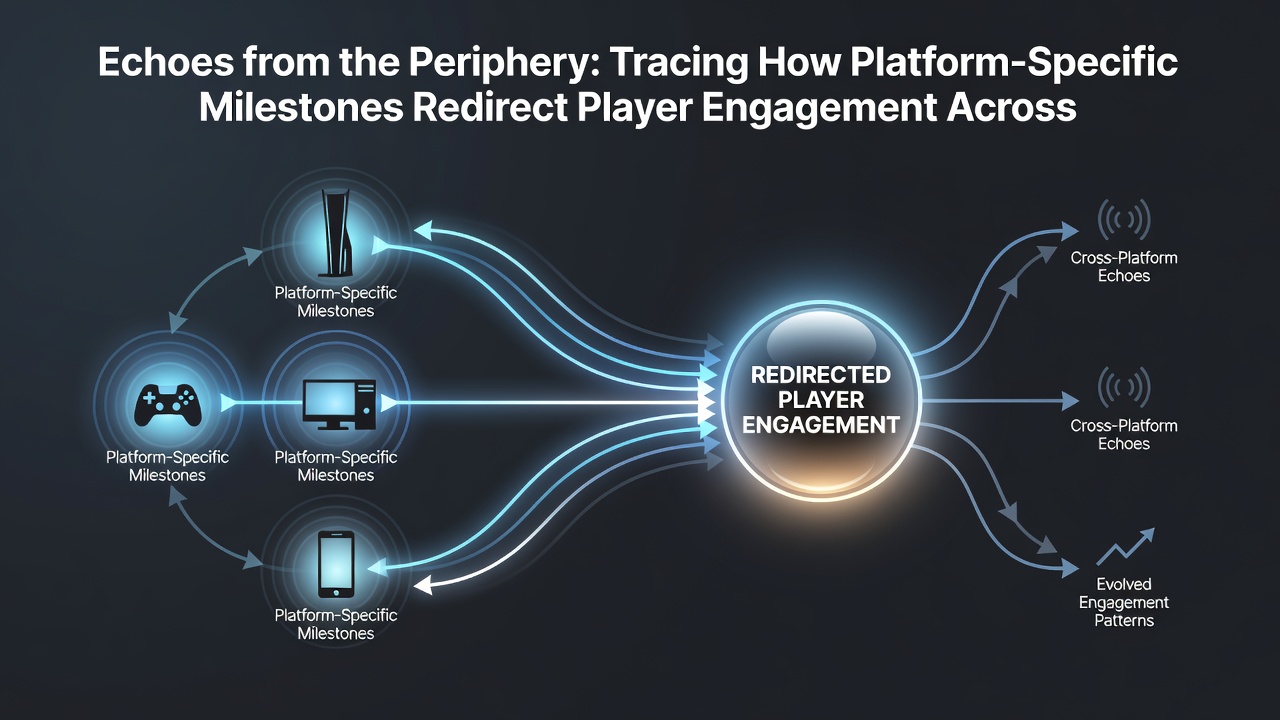 Visual representation of player engagement shifts across PC, console, and mobile gaming platforms triggered by milestone events