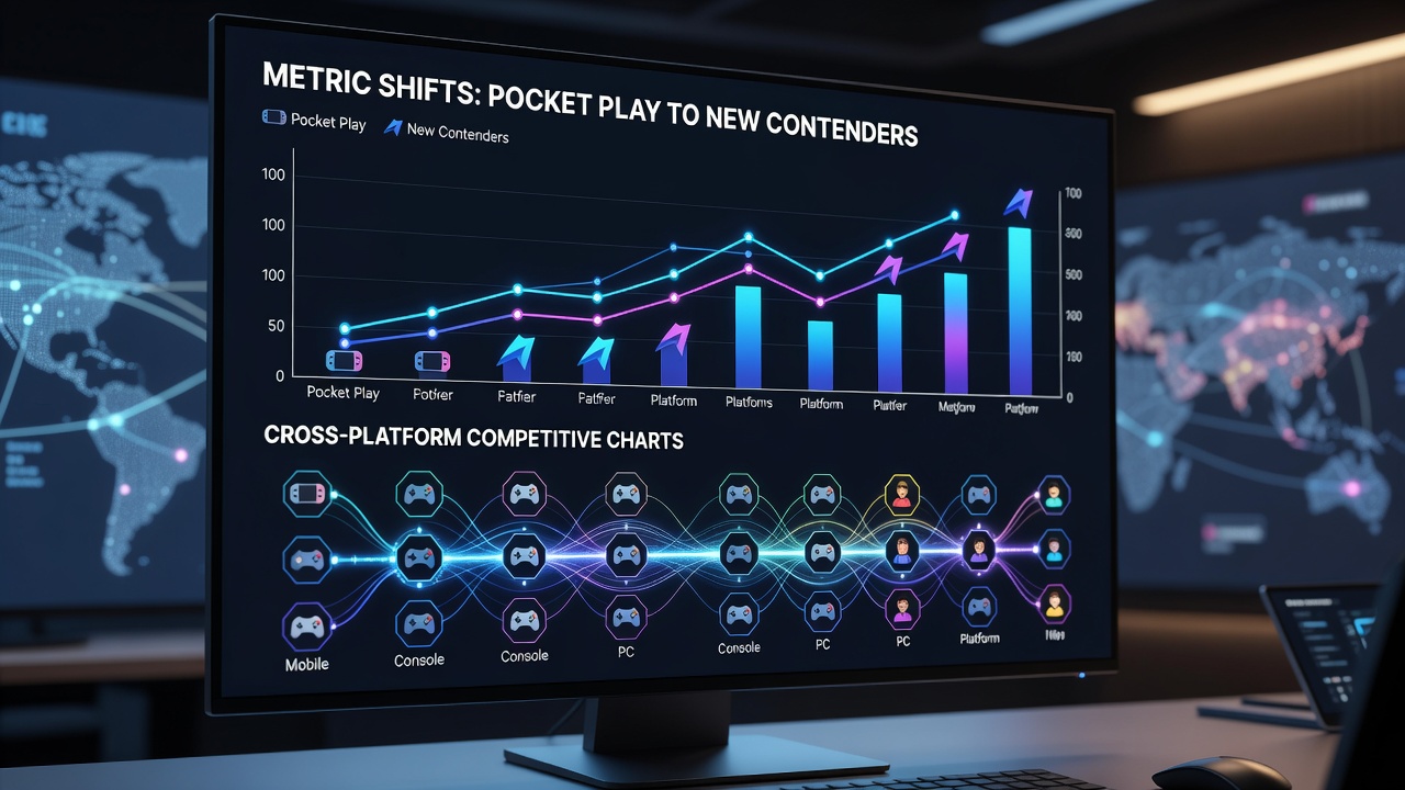 Chart showing rising mobile titles entering cross-platform competitive rankings mid-2026