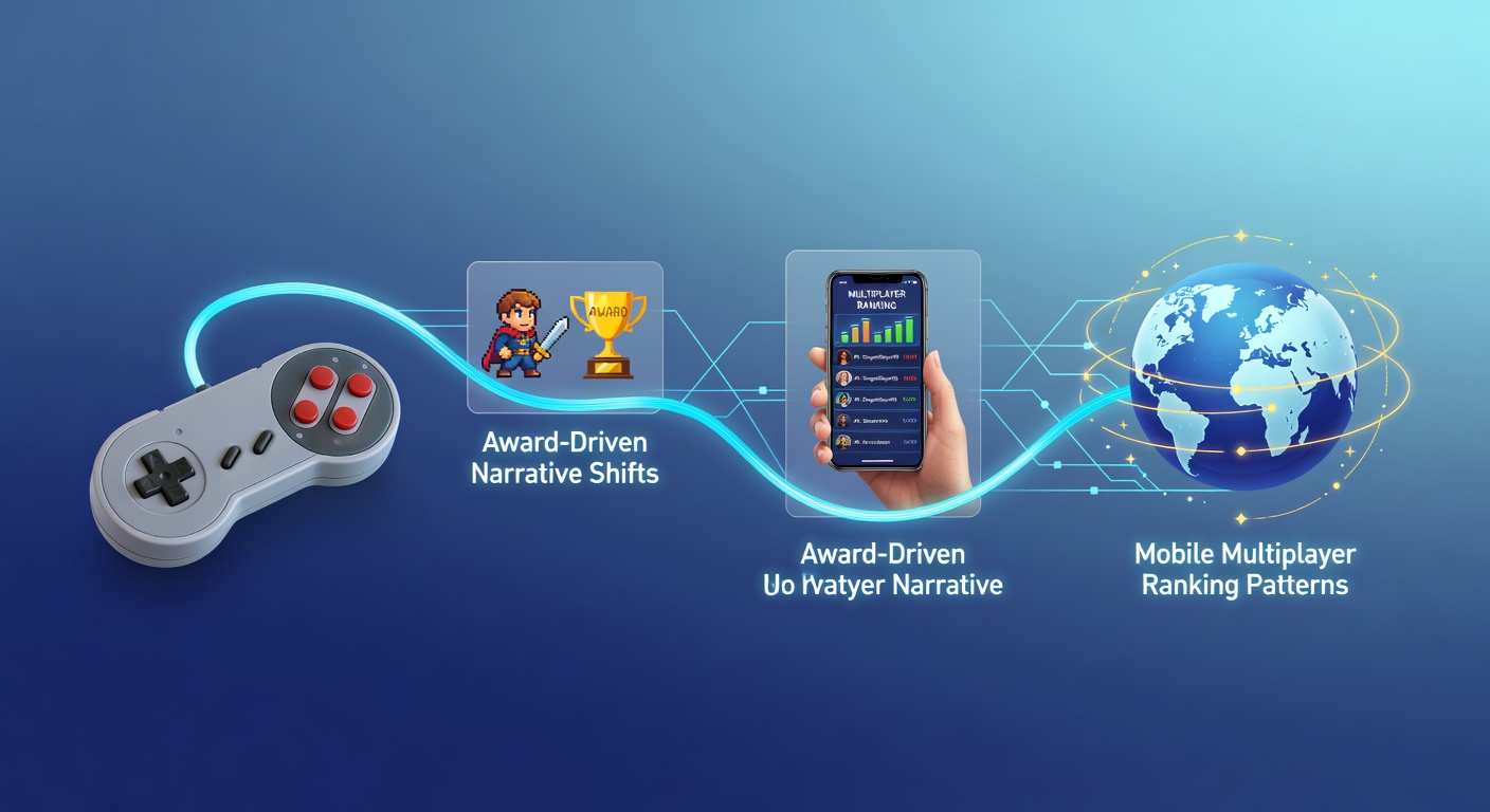 Console RPG award ceremony highlighting narrative elements transitioning to mobile gaming charts